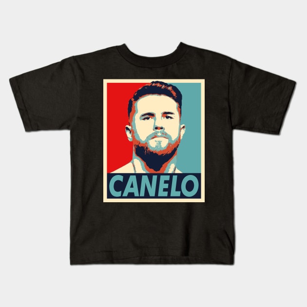 Canelo Hope Poster Kids T-Shirt by SmithyJ88